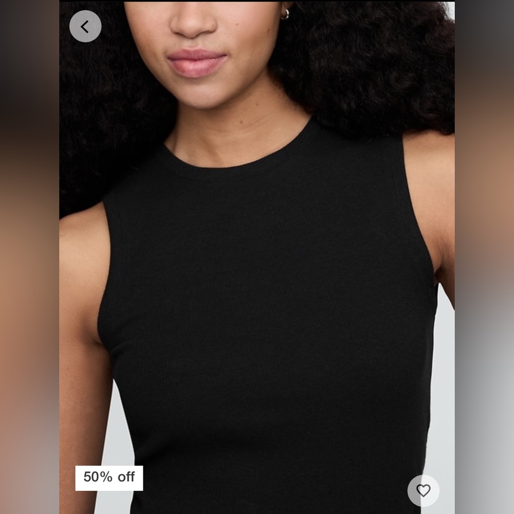 NWT GAP Modern Rib High-Neck Top - Picture 4 of 7